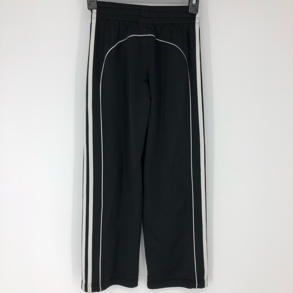 Sold! Adidas Boys 8/10 Warm-up Track Gym Pants Black - Picture 5 of 8